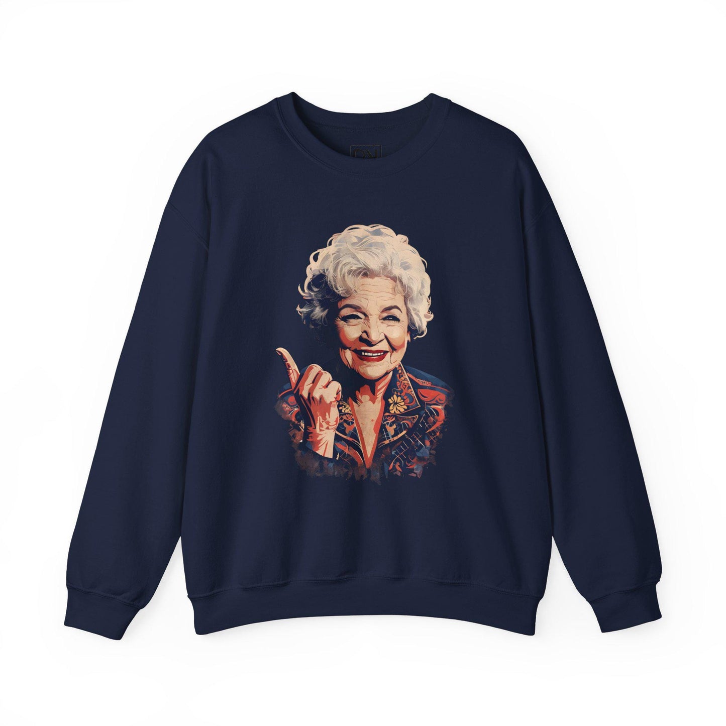 Betty White Digital Art Crewneck Sweatshirt | Modern Art Sweatshirt | Gifts For Him and Her | Pop Art Design | Best Friend Birthday Gift