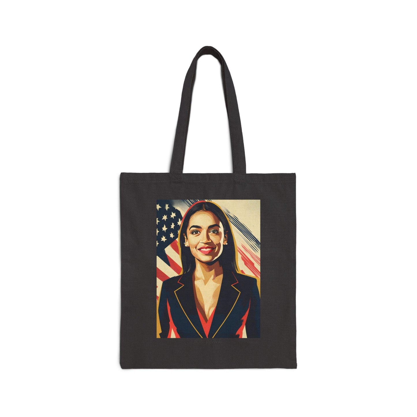 AOC Pop Art Shoulder Bag Feminist Modern Art Canvas Tote Perfect for Him, Her, Best Friend, Birthday, or LGBTQ Pride