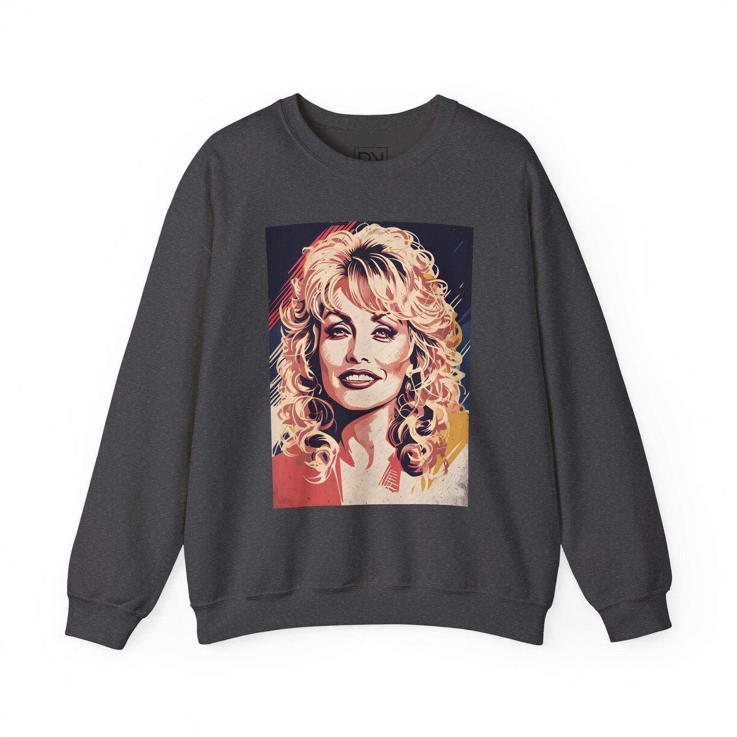 Dolly Parton Digital Art Crewneck Sweatshirt | Modern Art Sweatshirt | Gifts For Him and Her | Best Friend Birthday Gift