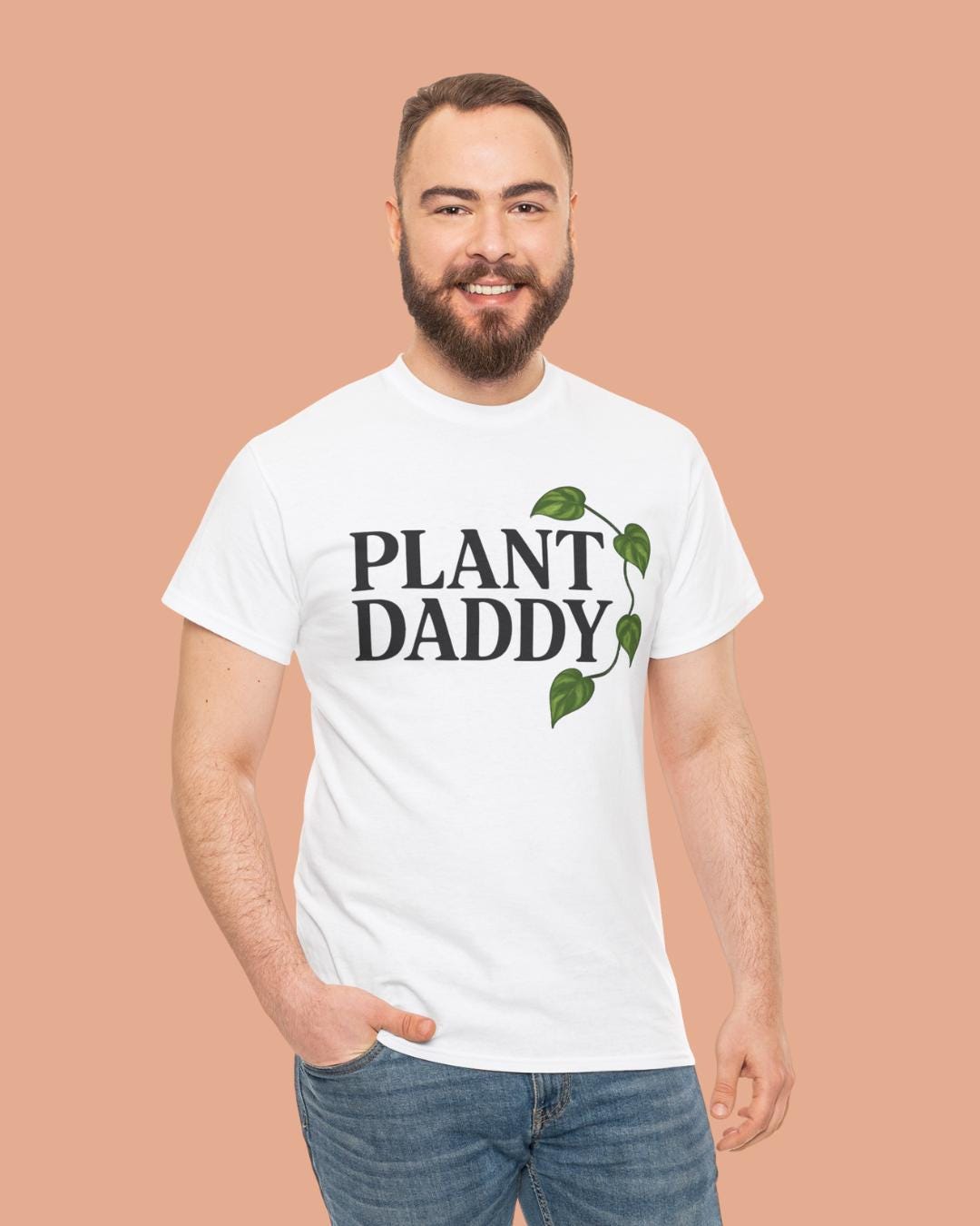 Plant Daddy Unisex Cotton Tee - Perfect for Garden Lovers, Plant Parents, Casual Wear, Gifts for Him, Eco-Friendly Fashion
