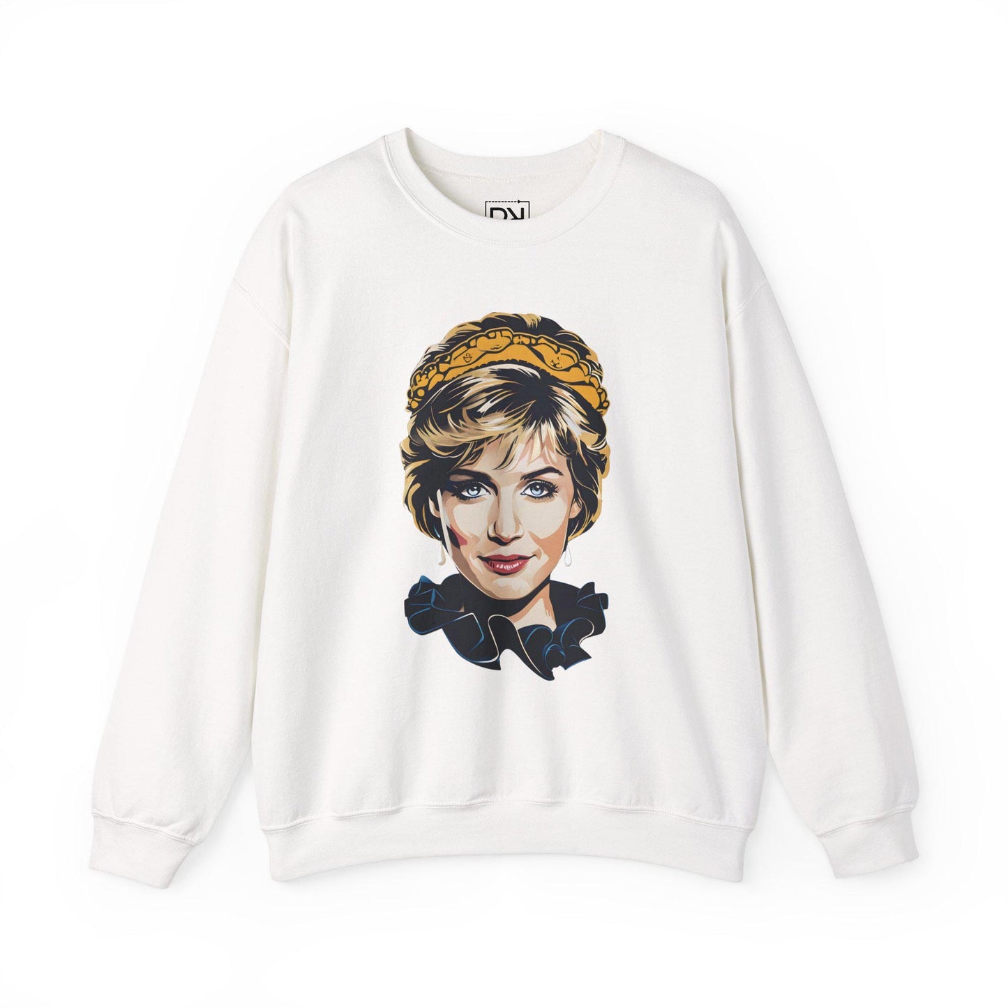 Princess Diana Digital Art Crewneck Sweatshirt | Modern Art Sweatshirt | Gifts For Him and Her | Best Friend Birthday Gift