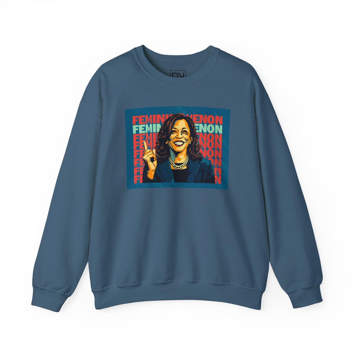 Kamala Harris Digital Art Crewneck Sweatshirt | Modern Art Sweatshirt | Gifts For Him and Her | Pop Art Design | Best Friend Birthday Gift