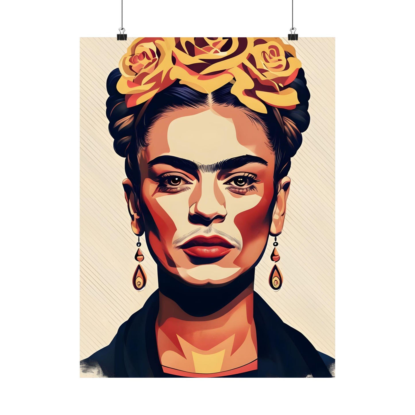Frida Kahlo Digital Art Print Funky Wall Art, Modern Pop Art, Gifts For Her, Feminist, LGBTQ, Apartment Decor