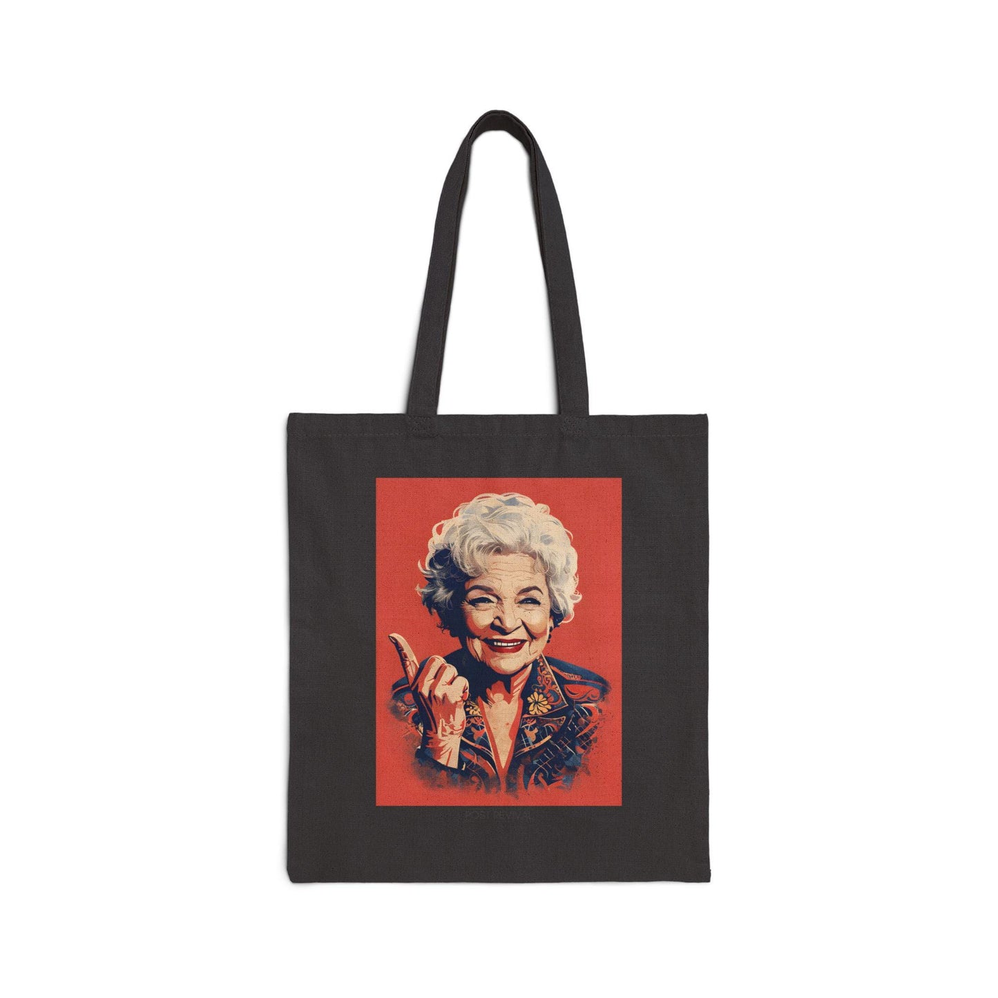 Betty White Pop Art Shoulder Bag Feminist Modern Art Canvas Tote Perfect for Him, Her, Best Friend, Birthday, or LGBTQ Pride
