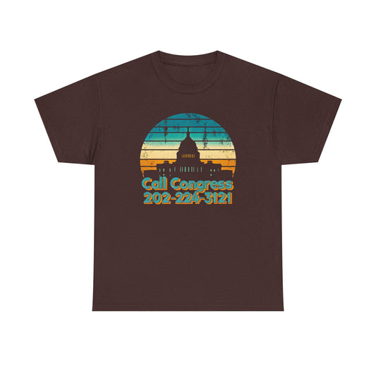 Unisex Call Congress Tee - Promote Constituent Advocacy and Representation