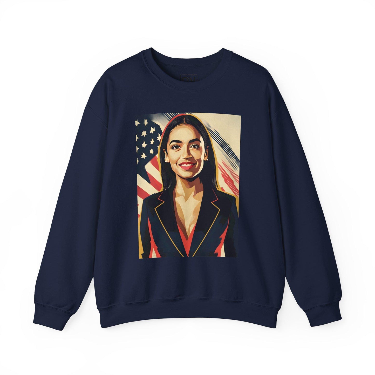 AOC Digital Art Crewneck Sweatshirt | Modern Art Sweatshirt | Gifts For Him and Her | Pop Art Design | Best Friend Birthday Gift