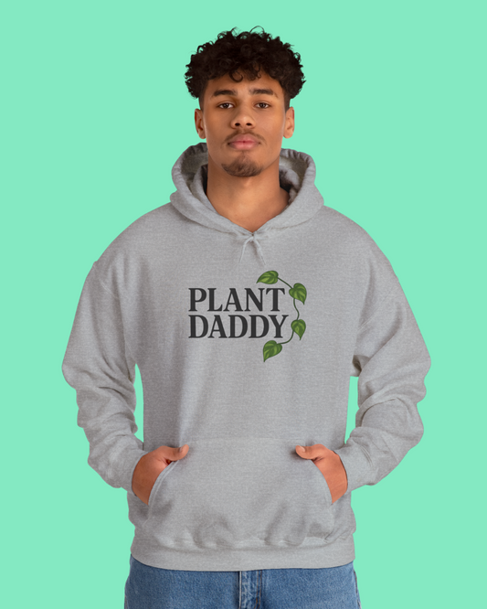 Plant Daddy Hoodie - Cozy Sweatshirt for Plant Lovers, Unisex Gift for Gardeners, Green Thumb Apparel, Perfect for Birthdays, Father's Day