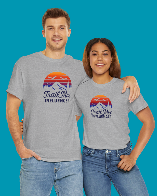 Outdoor Adventure Tee, Trail Mix Influencer Shirt, Unisex Cotton Tee, Gift for Hikers, Casual Wear, Nature Lover Apparel