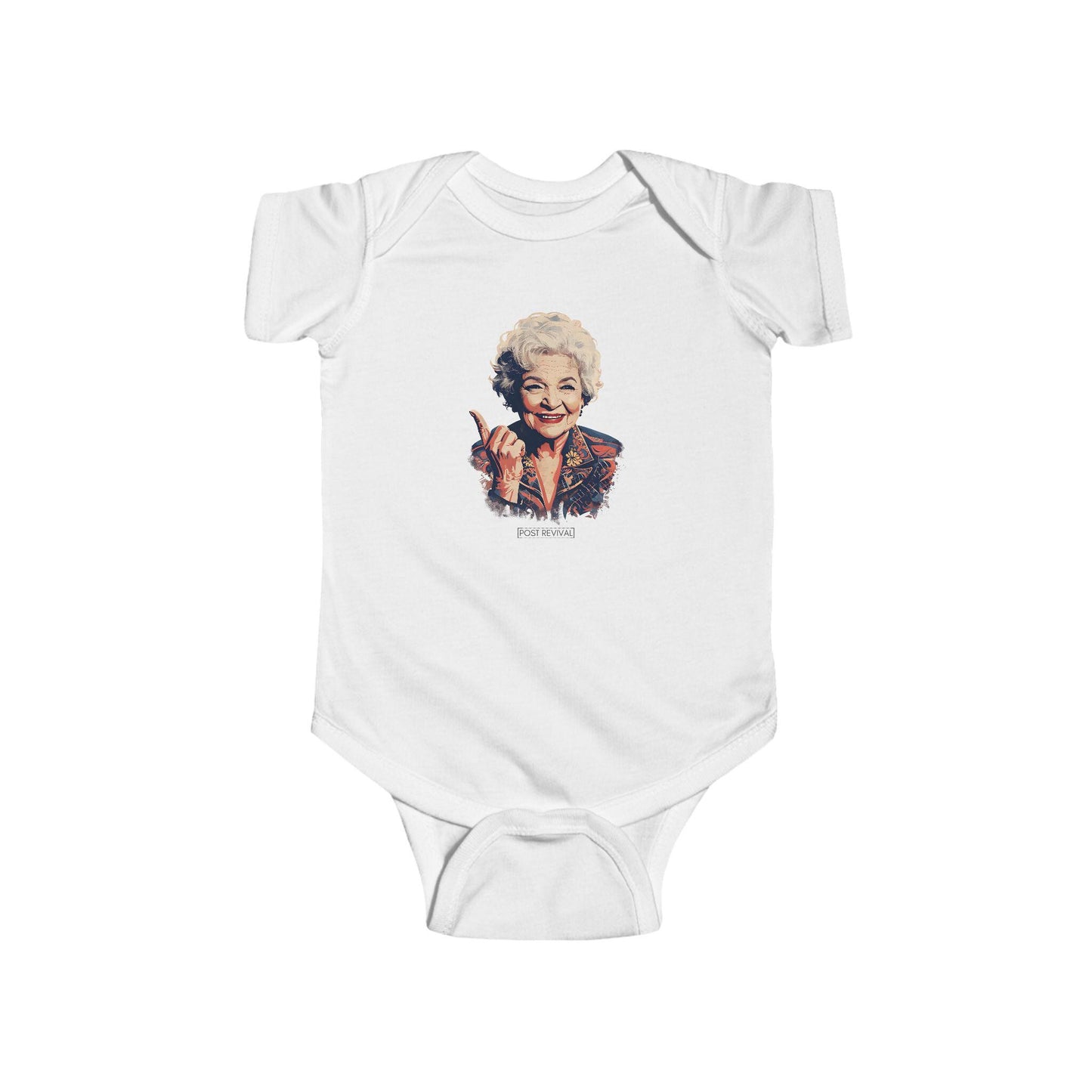 Betty White Newborn Onesie Unique Baby Gift, Baby Clothes, Baby Shower Gift, Baby Boy and Baby Girl, Graphic Tees for Newborn