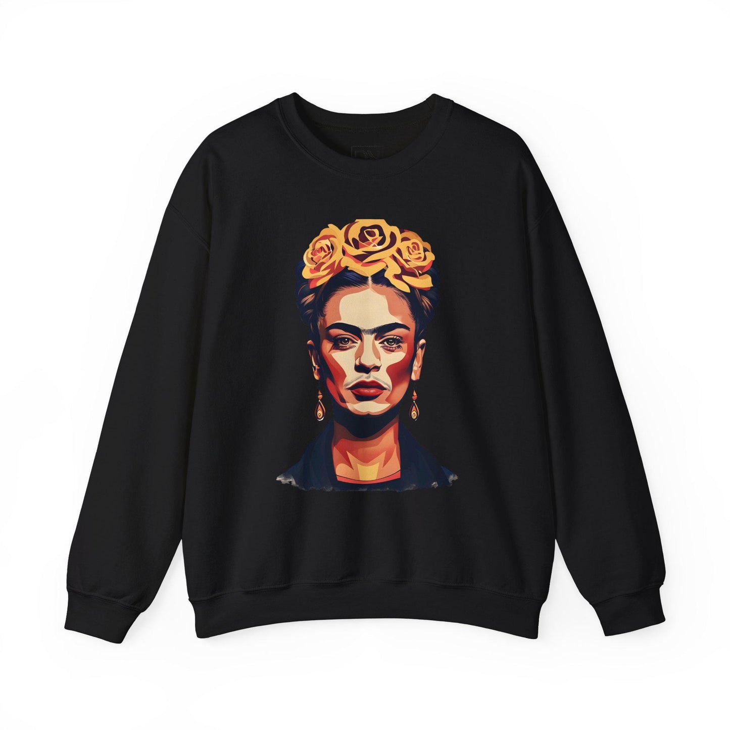 Frida Kahlo Digital Art Crewneck Sweatshirt | Modern Art Sweatshirt | Gifts For Him and Her | Best Friend Birthday Gift