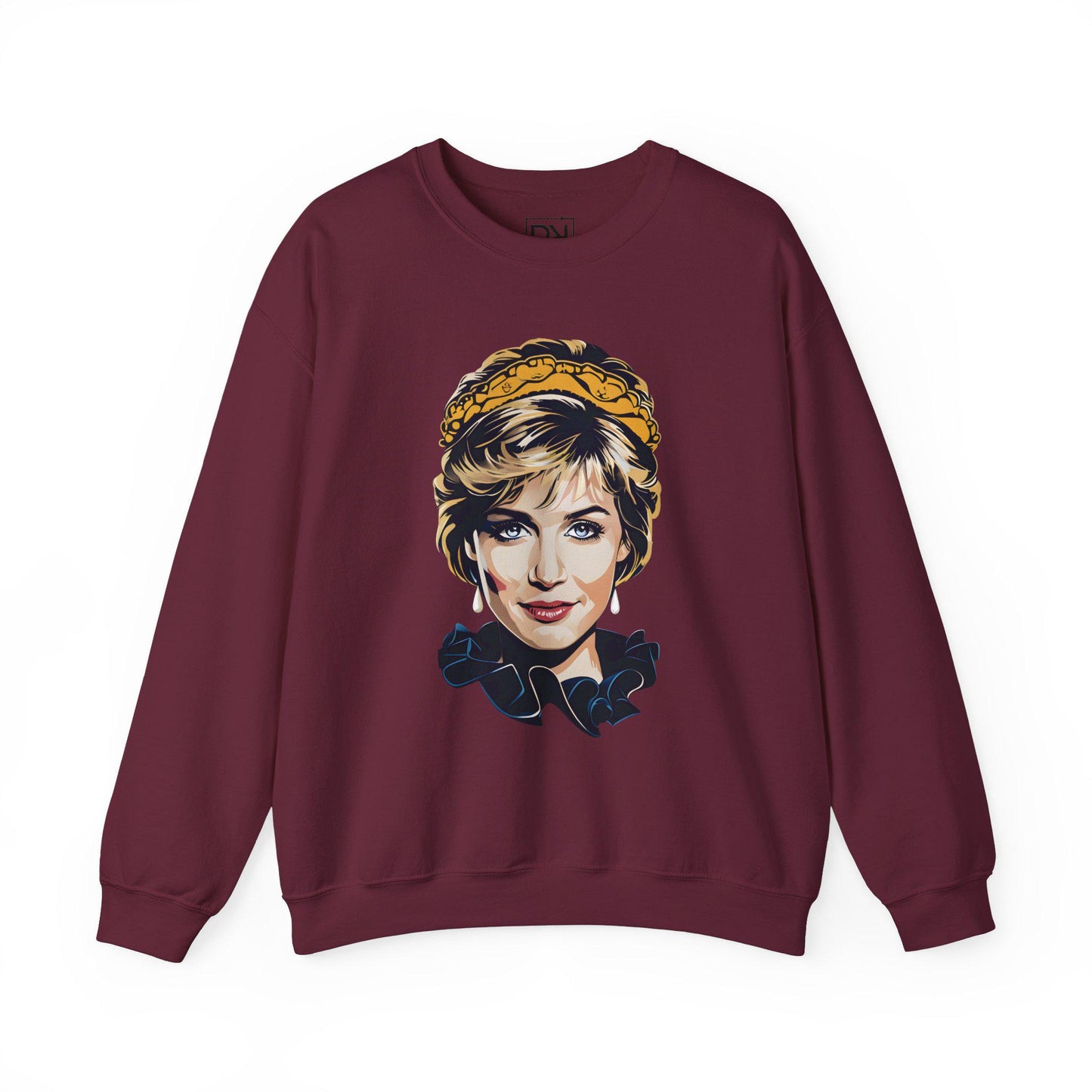 Princess Diana Digital Art Crewneck Sweatshirt | Modern Art Sweatshirt | Gifts For Him and Her | Best Friend Birthday Gift