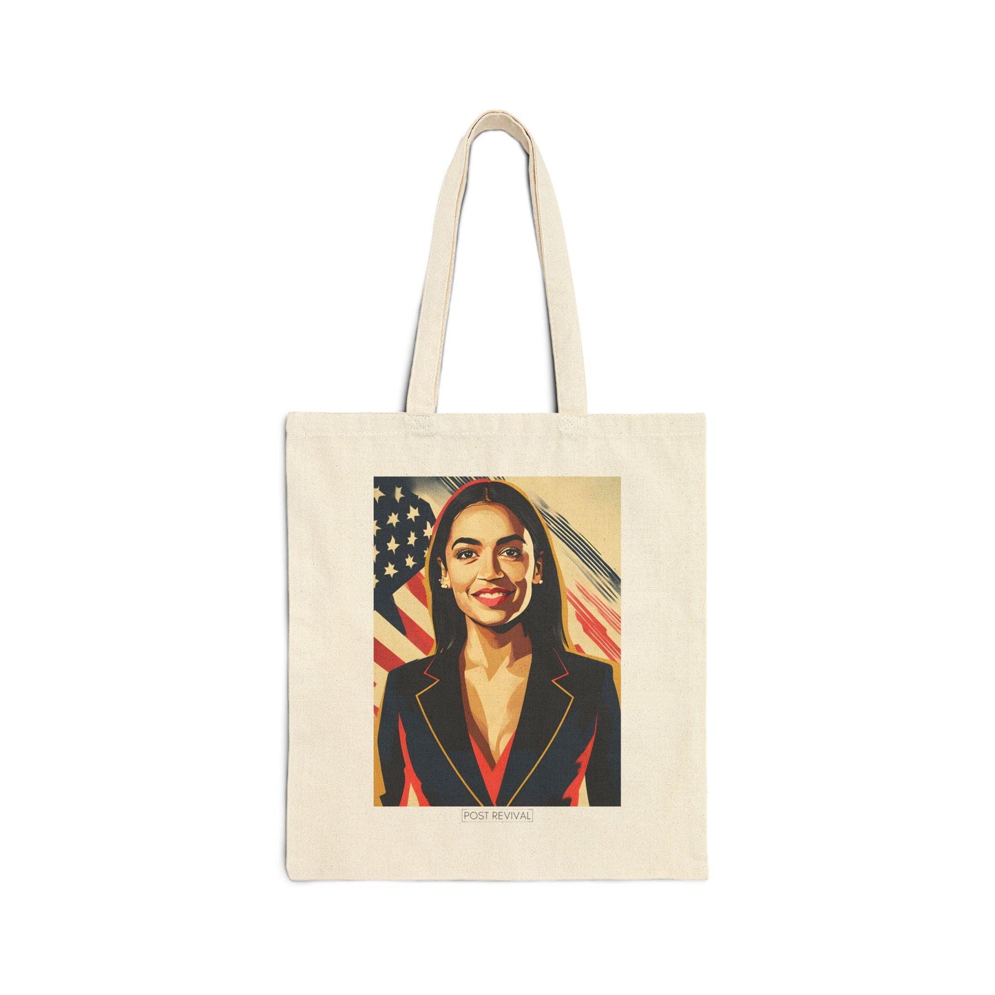AOC Pop Art Shoulder Bag Feminist Modern Art Canvas Tote Perfect for Him, Her, Best Friend, Birthday, or LGBTQ Pride