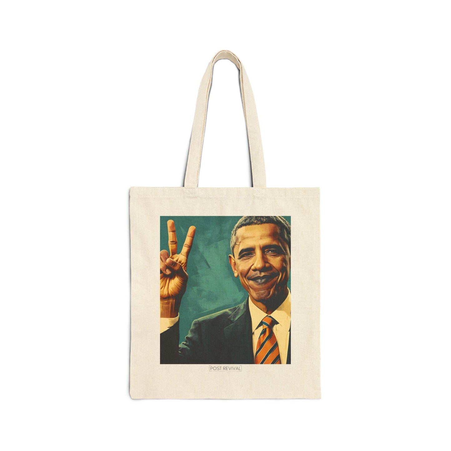 Barack Obama Pop Art Shoulder Bag Patriotic Modern Art Canvas Tote Perfect for Him, Her, Best Friend, Birthday, or LGBTQ Pride