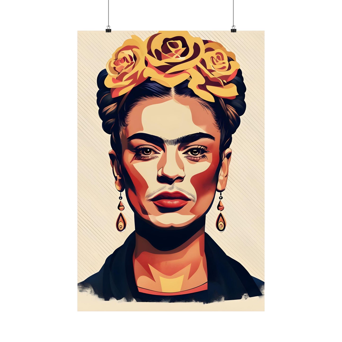Frida Kahlo Digital Art Print Funky Wall Art, Modern Pop Art, Gifts For Her, Feminist, LGBTQ, Apartment Decor