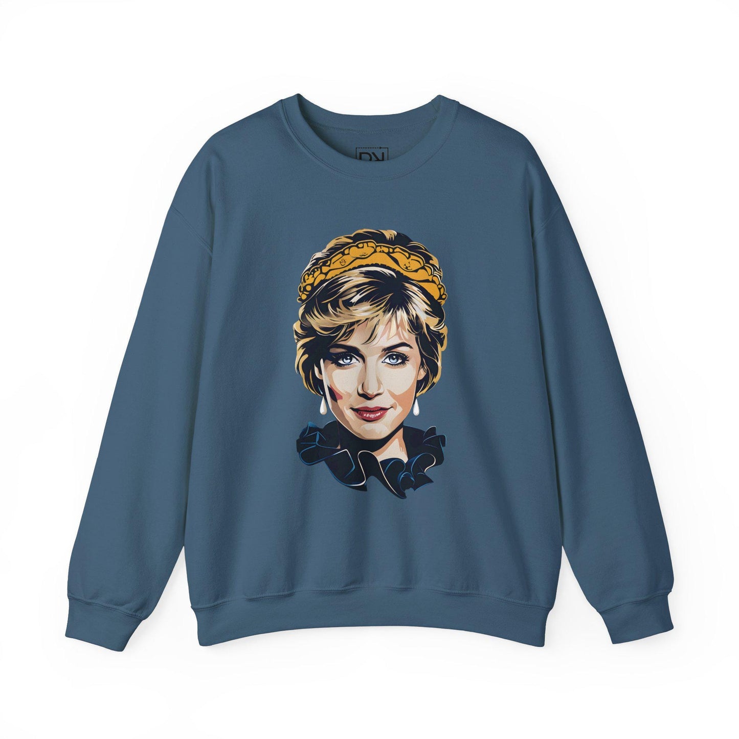 Princess Diana Digital Art Crewneck Sweatshirt | Modern Art Sweatshirt | Gifts For Him and Her | Best Friend Birthday Gift