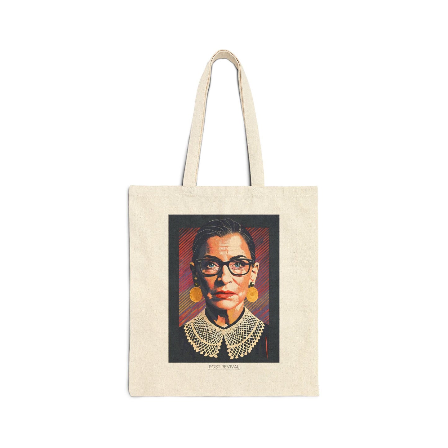 RBG Pop Art Shoulder Bag Feminist Modern Art Canvas Tote Perfect for Him, Her, Best Friend, Birthday, or LGBTQ Pride
