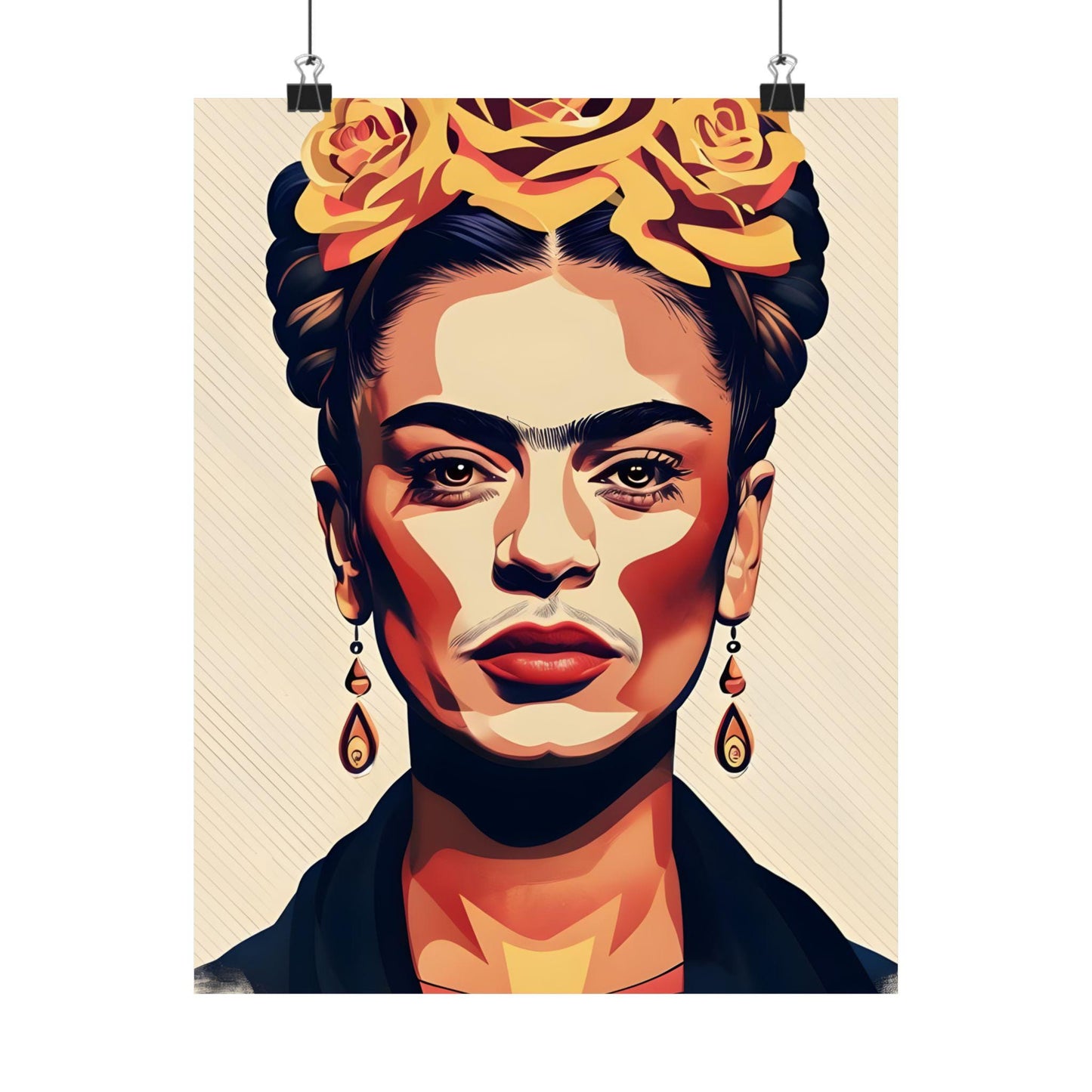 Frida Kahlo Digital Art Print Funky Wall Art, Modern Pop Art, Gifts For Her, Feminist, LGBTQ, Apartment Decor