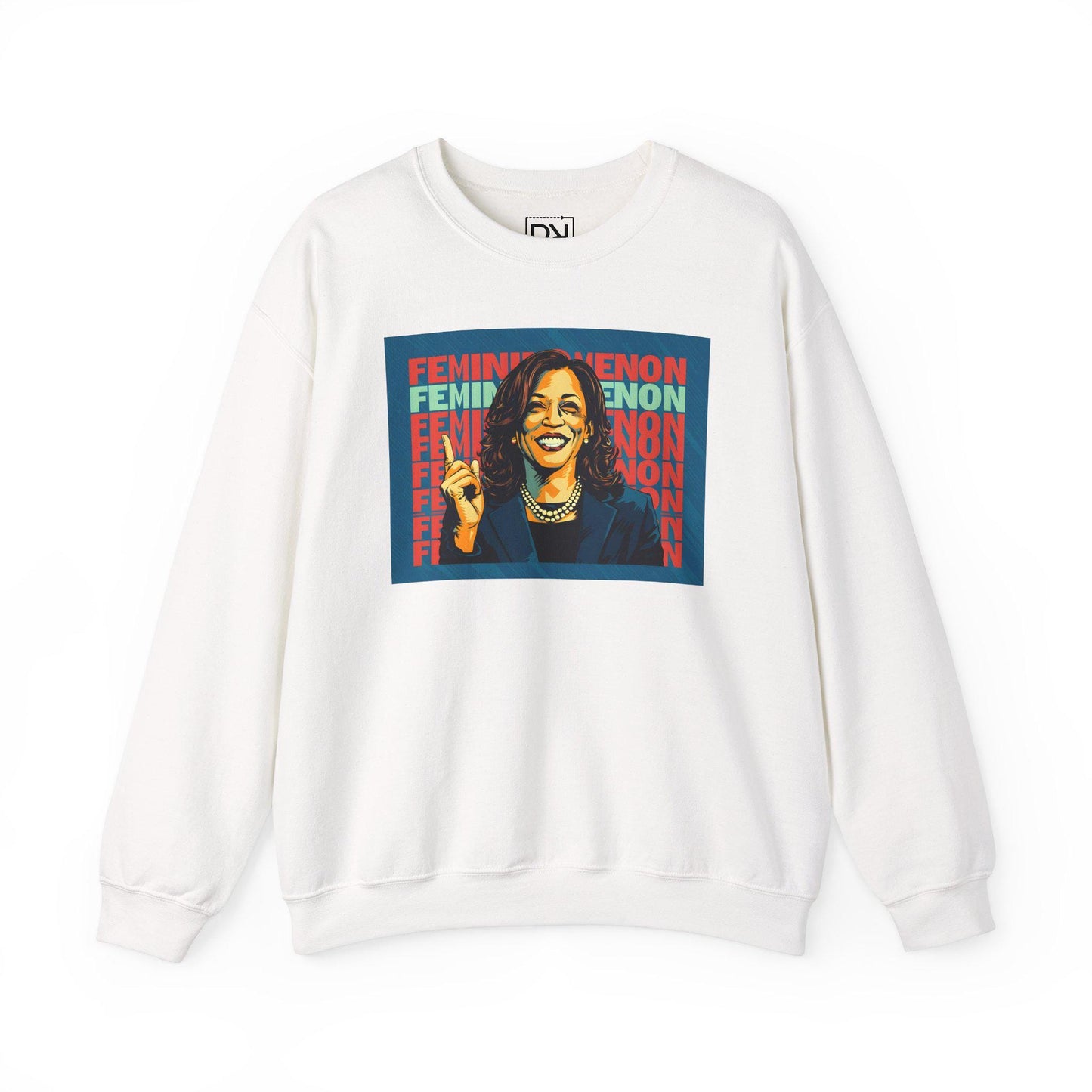 Kamala Harris Digital Art Crewneck Sweatshirt | Modern Art Sweatshirt | Gifts For Him and Her | Pop Art Design | Best Friend Birthday Gift