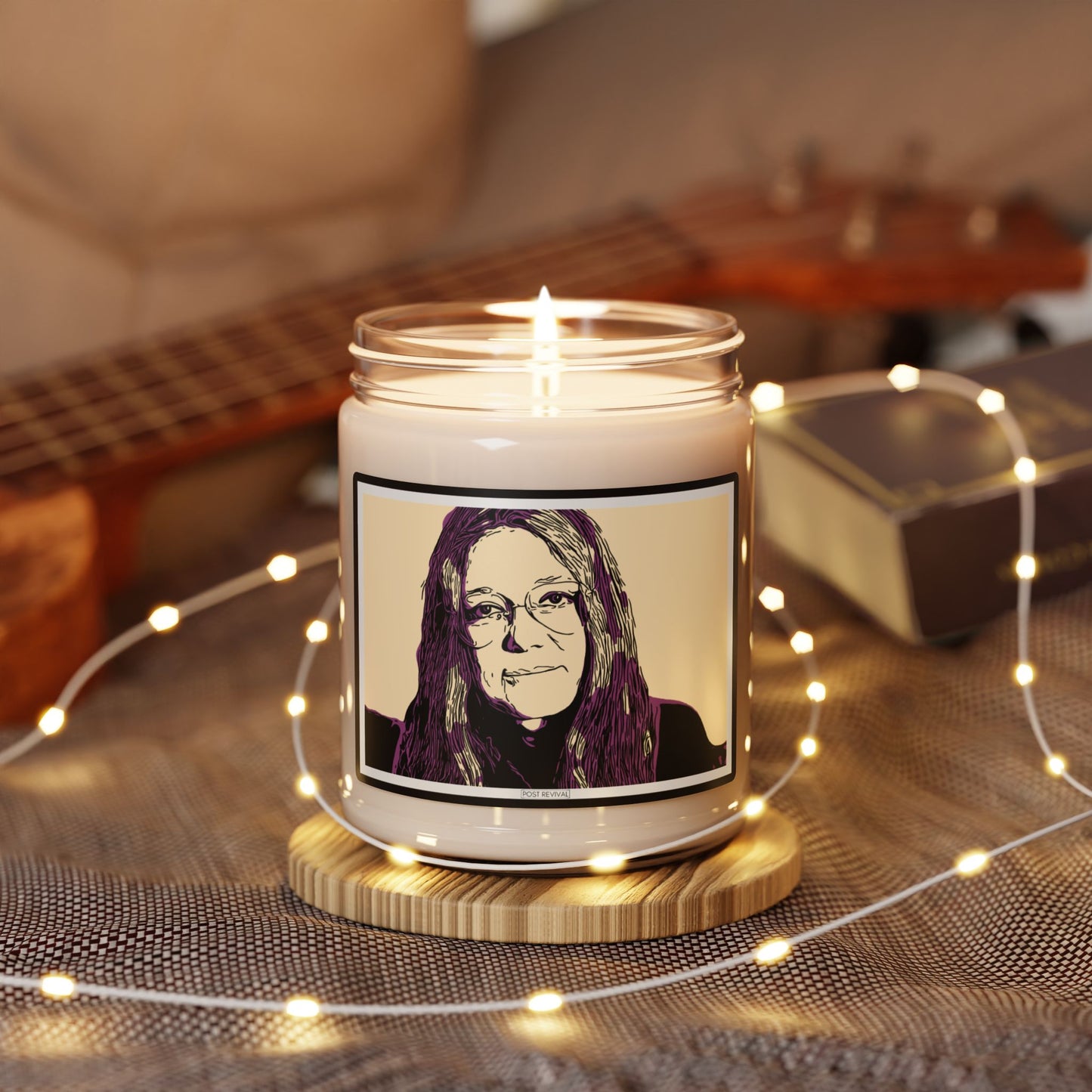 Artistic Scented Soy Candle, 9oz Candle for Home Décor, Gift for Her, Aromatherapy, Cozy Vibes, Feminist Art