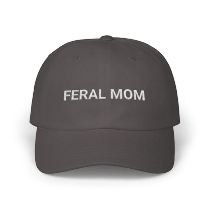 Feral Mom Embroidered Hat Monogram Baseball Cap | Gift for Wife | First Time Mom | Chaos Coordinator | New Mom Gift | Gift for Her