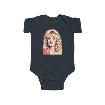 Dolly Parton Newborn Onesie Unique Baby Gift, Baby Clothes, Baby Shower Gift, Baby Boy and Baby Girl, Graphic Tees for Newborn