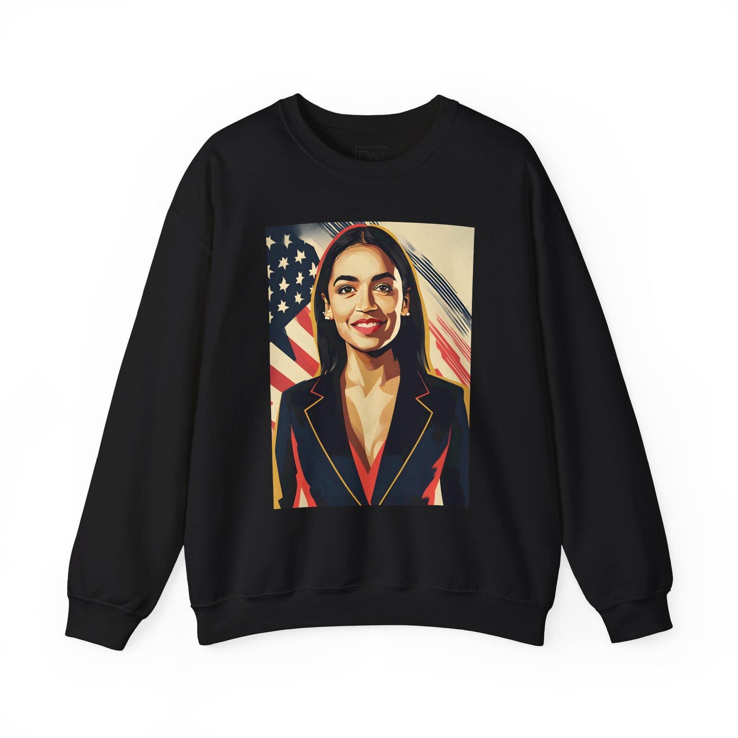 AOC Digital Art Crewneck Sweatshirt | Modern Art Sweatshirt | Gifts For Him and Her | Pop Art Design | Best Friend Birthday Gift