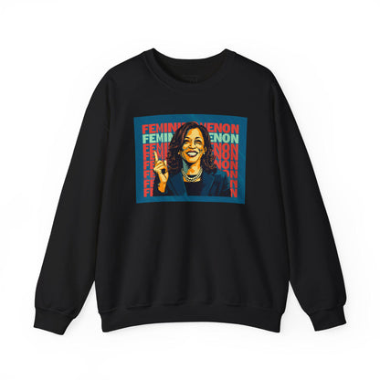 Kamala Harris Digital Art Crewneck Sweatshirt | Modern Art Sweatshirt | Gifts For Him and Her | Pop Art Design | Best Friend Birthday Gift