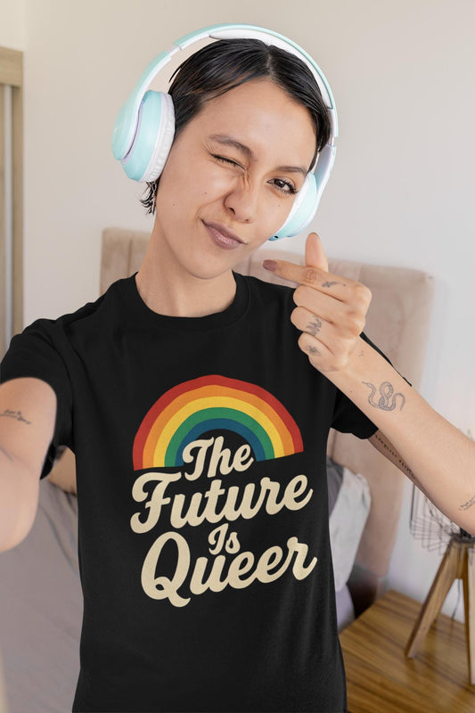 Unisex The Future Is Queer LGBTQ+ Pride Shirt Non-Binary, Gay, Lesbian, Agender, Queer T-Shirt, Pride Month Tee