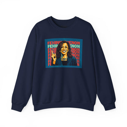 Kamala Harris Digital Art Crewneck Sweatshirt | Modern Art Sweatshirt | Gifts For Him and Her | Pop Art Design | Best Friend Birthday Gift