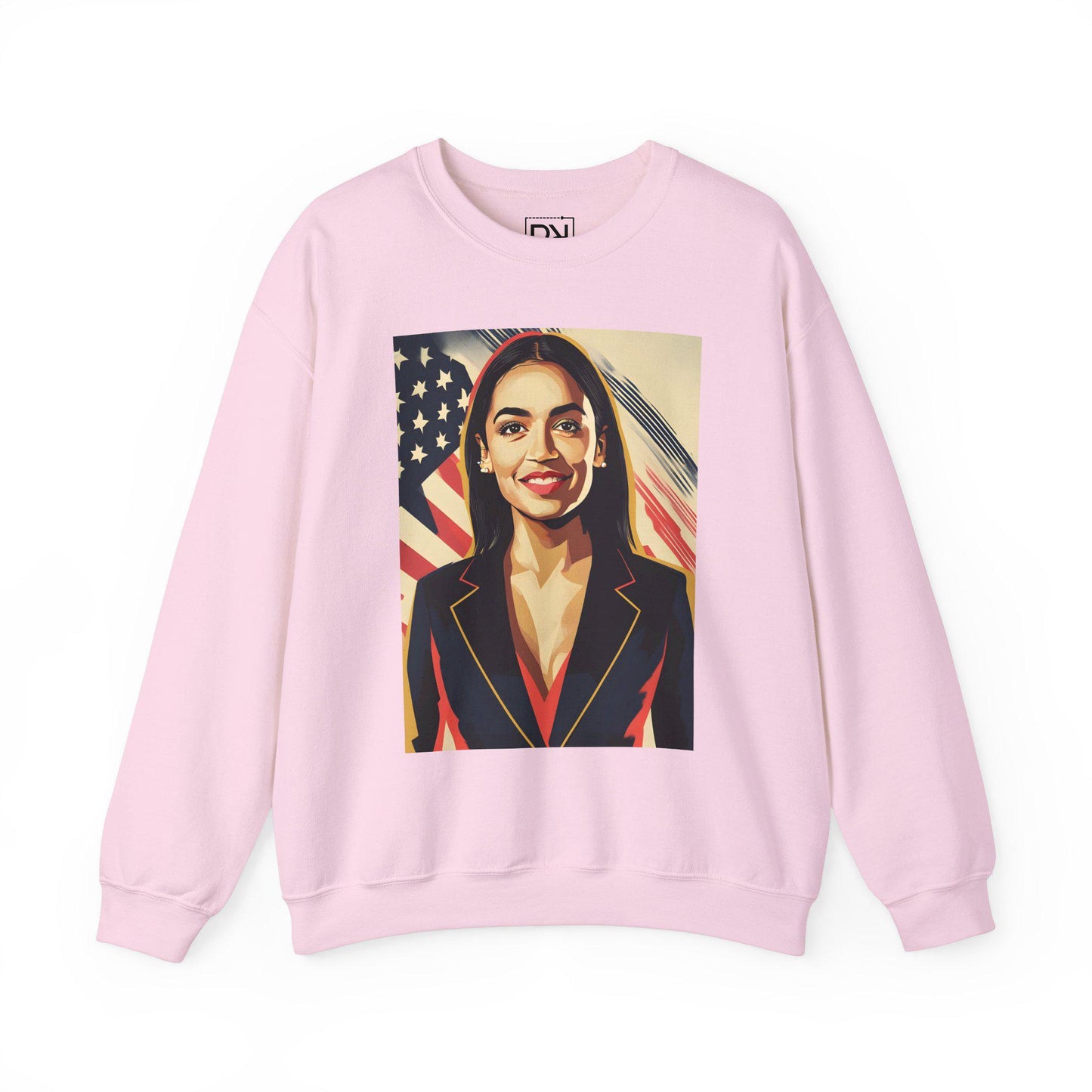 AOC Digital Art Crewneck Sweatshirt | Modern Art Sweatshirt | Gifts For Him and Her | Pop Art Design | Best Friend Birthday Gift