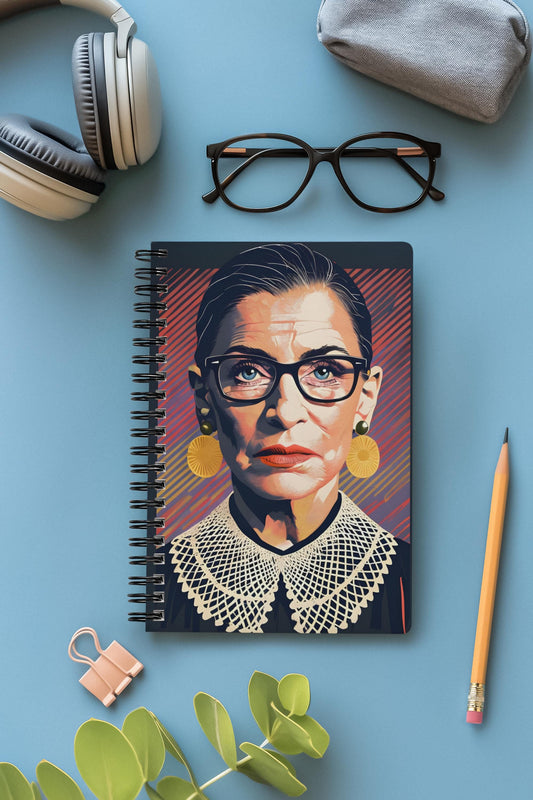 RBG Digital Drawing Spiral Notebook | Patriotic USA Journal | Perfect Gift for Teachers, Back to School, Mental Health Journals & More