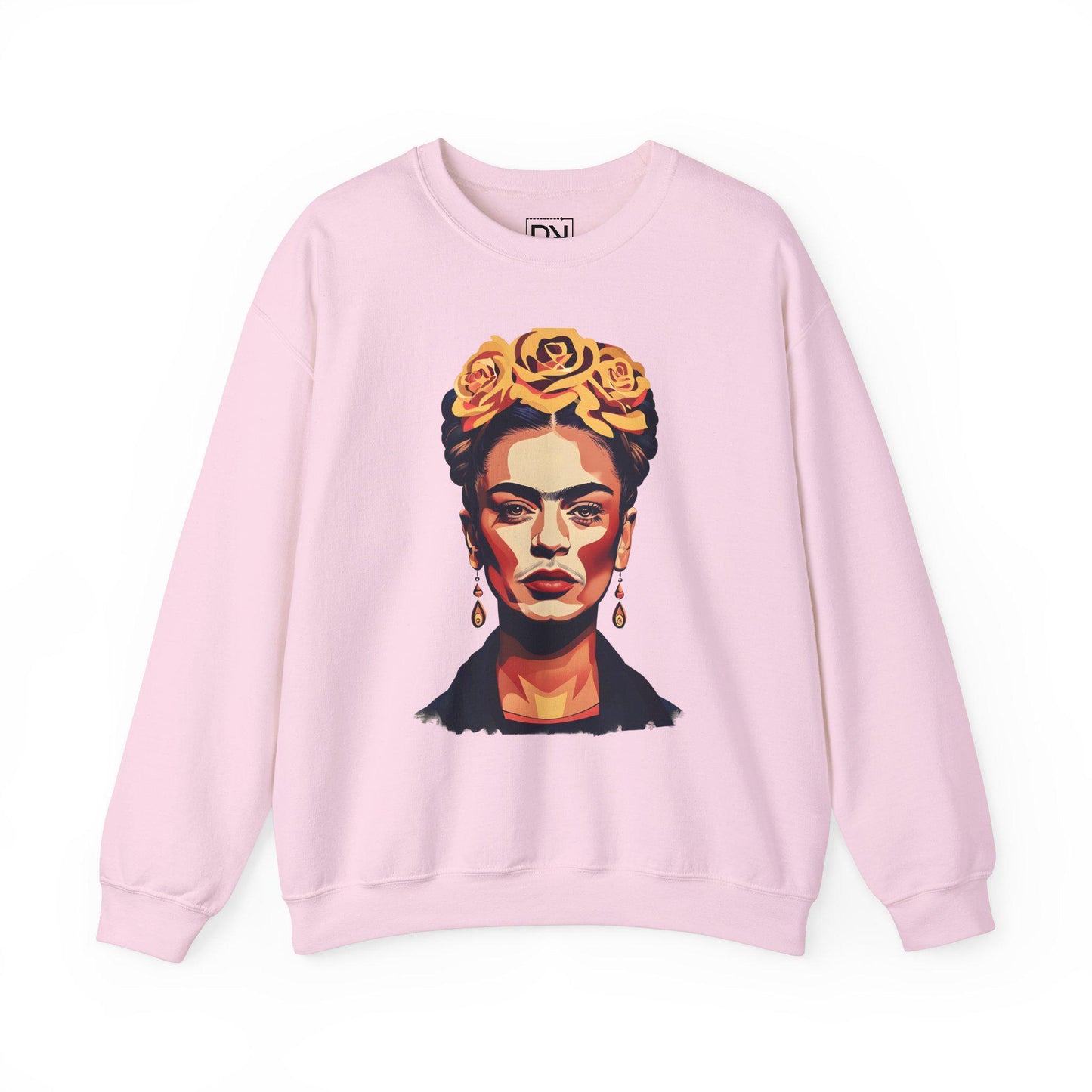 Frida Kahlo Digital Art Crewneck Sweatshirt | Modern Art Sweatshirt | Gifts For Him and Her | Best Friend Birthday Gift