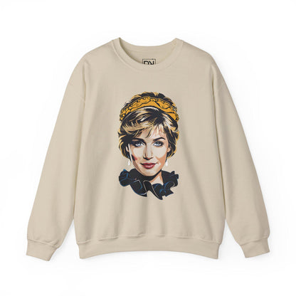Princess Diana Digital Art Crewneck Sweatshirt | Modern Art Sweatshirt | Gifts For Him and Her | Best Friend Birthday Gift
