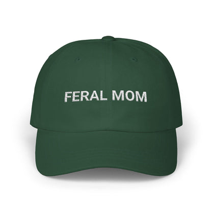 Feral Mom Embroidered Hat Monogram Baseball Cap | Gift for Wife | First Time Mom | Chaos Coordinator | New Mom Gift | Gift for Her