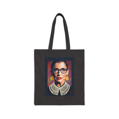 RBG Pop Art Shoulder Bag Feminist Modern Art Canvas Tote Perfect for Him, Her, Best Friend, Birthday, or LGBTQ Pride
