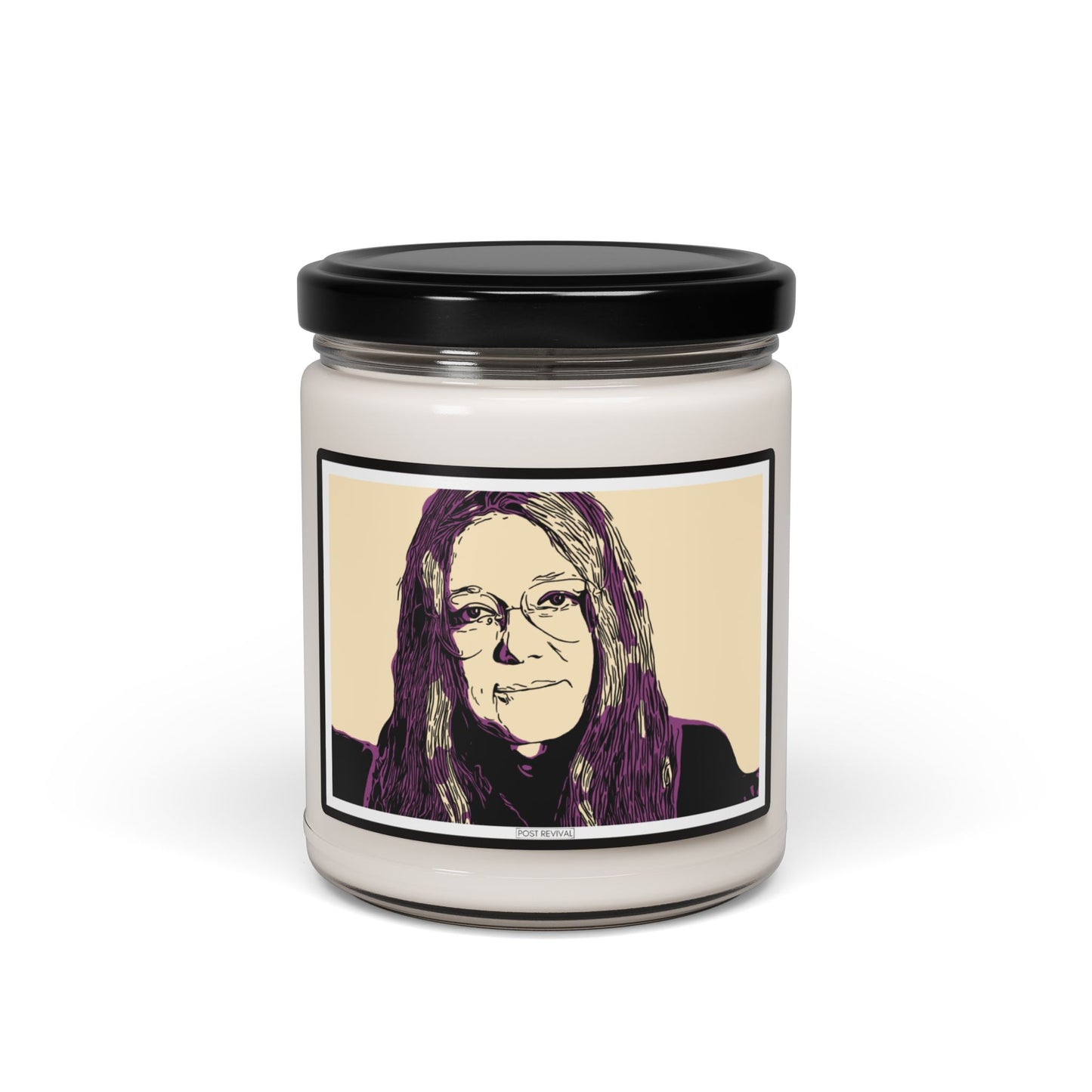 Artistic Scented Soy Candle, 9oz Candle for Home Décor, Gift for Her, Aromatherapy, Cozy Vibes, Feminist Art