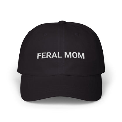 Feral Mom Embroidered Hat Monogram Baseball Cap | Gift for Wife | First Time Mom | Chaos Coordinator | New Mom Gift | Gift for Her