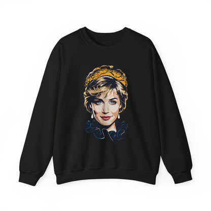 Princess Diana Digital Art Crewneck Sweatshirt | Modern Art Sweatshirt | Gifts For Him and Her | Best Friend Birthday Gift