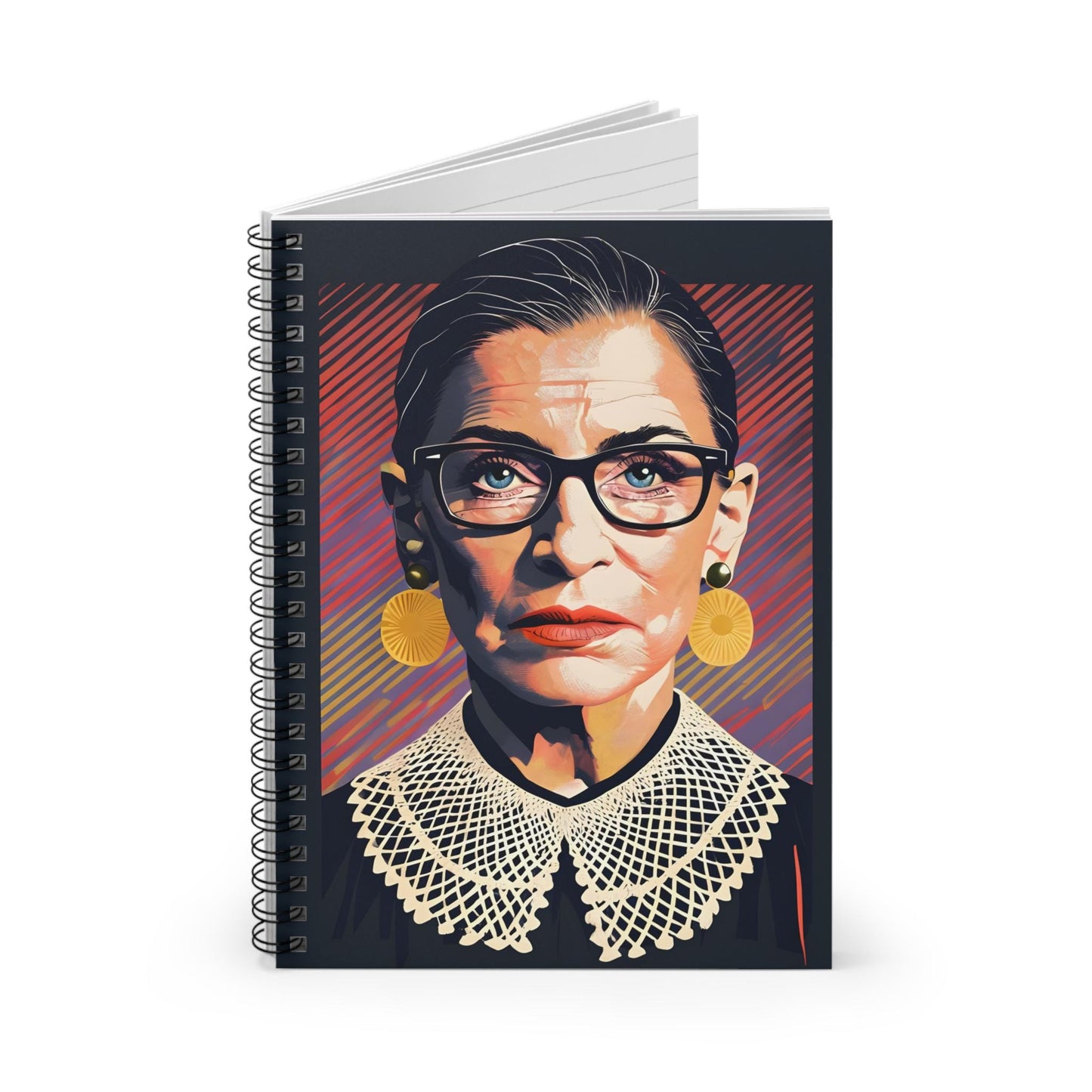 RBG Digital Drawing Spiral Notebook | Patriotic USA Journal | Perfect Gift for Teachers, Back to School, Mental Health Journals & More