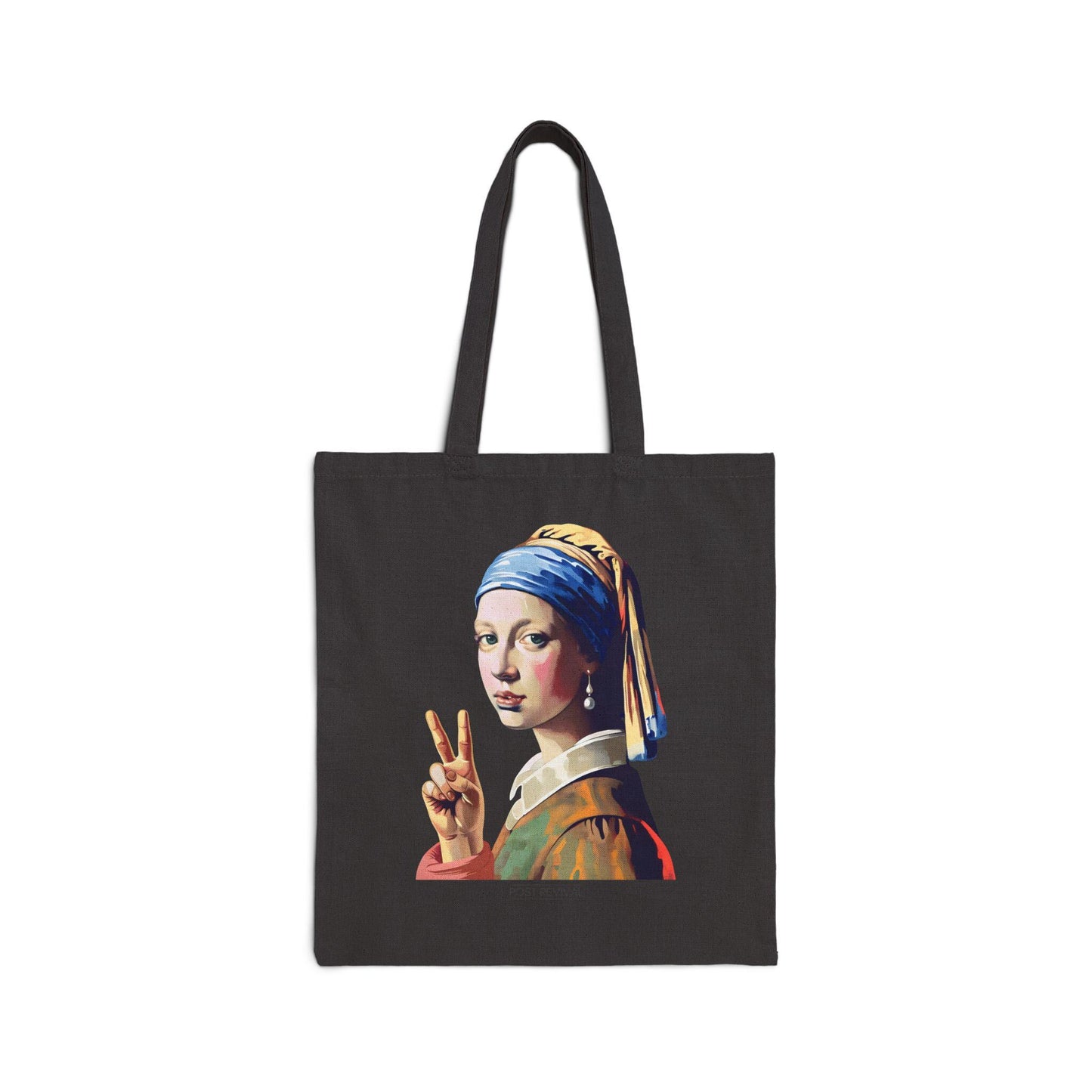 Girl with a Pearl Earring Pop Art Shoulder Bag Modern Art Canvas Tote Perfect for Him, Her, Best Friend, Teacher, Birthday, or LGBTQ Pride