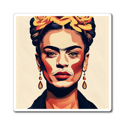 Frida Kahlo Pop Art Magnet Unique Teacher Gift, Best Friend Gift, Fridge Magnet