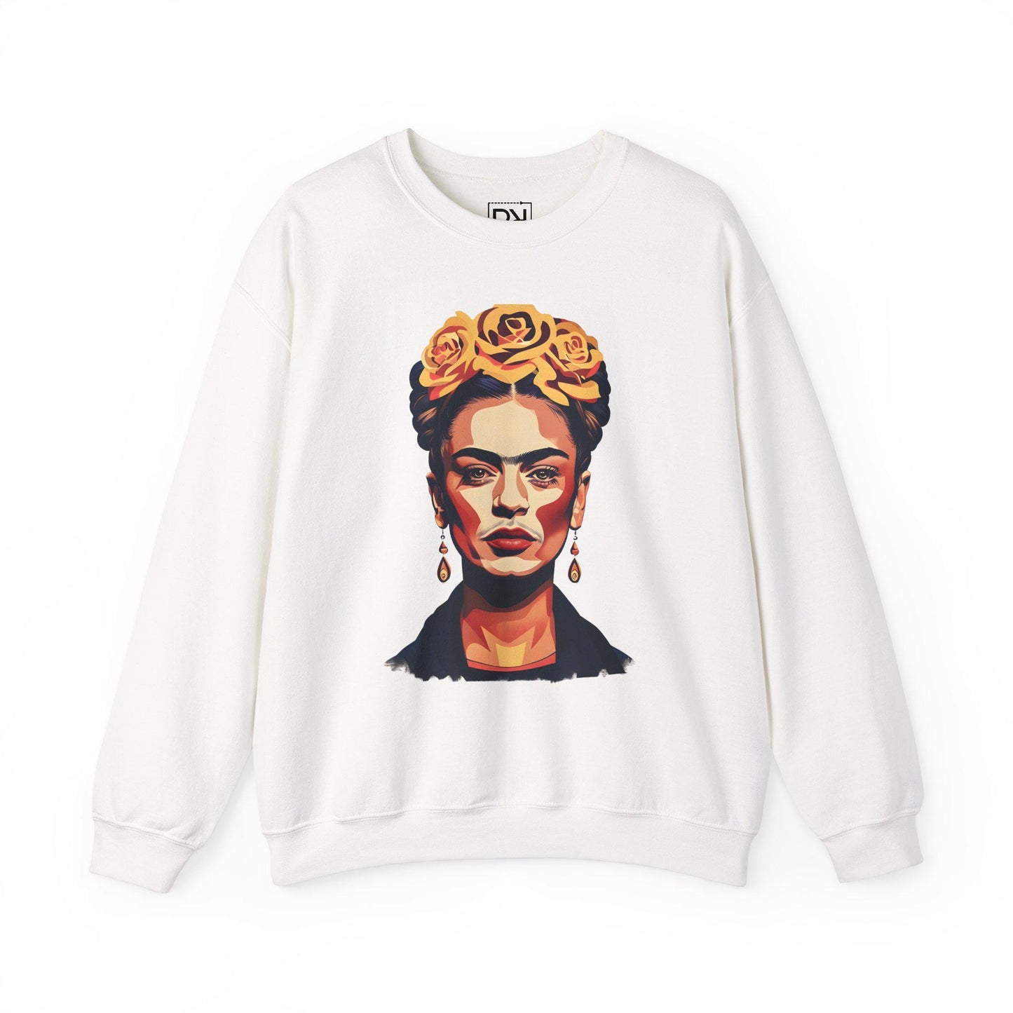 Frida Kahlo Digital Art Crewneck Sweatshirt | Modern Art Sweatshirt | Gifts For Him and Her | Best Friend Birthday Gift