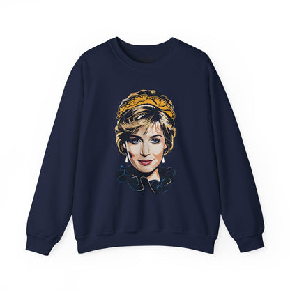 Princess Diana Digital Art Crewneck Sweatshirt | Modern Art Sweatshirt | Gifts For Him and Her | Best Friend Birthday Gift