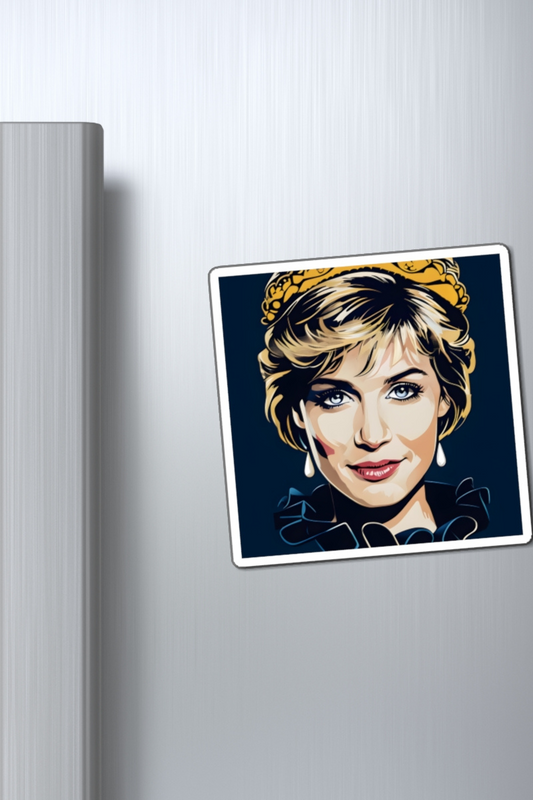 Princess Diana Pop Art Magnet Perfect Teacher Gift, Best Friend Gift, Fridge Magnet