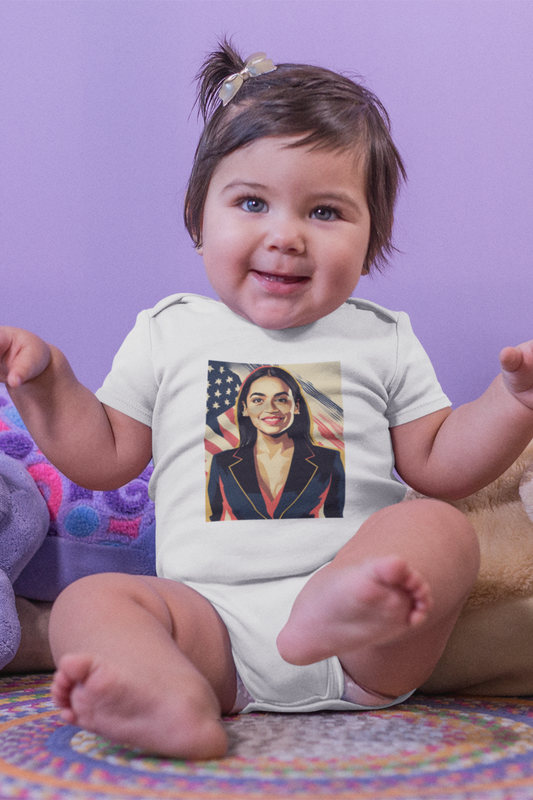 AOC Newborn Onesie Unique Baby Gift, Baby Clothes, Baby Shower Gift, Baby Boy and Baby Girl, Graphic Tees for Newborn