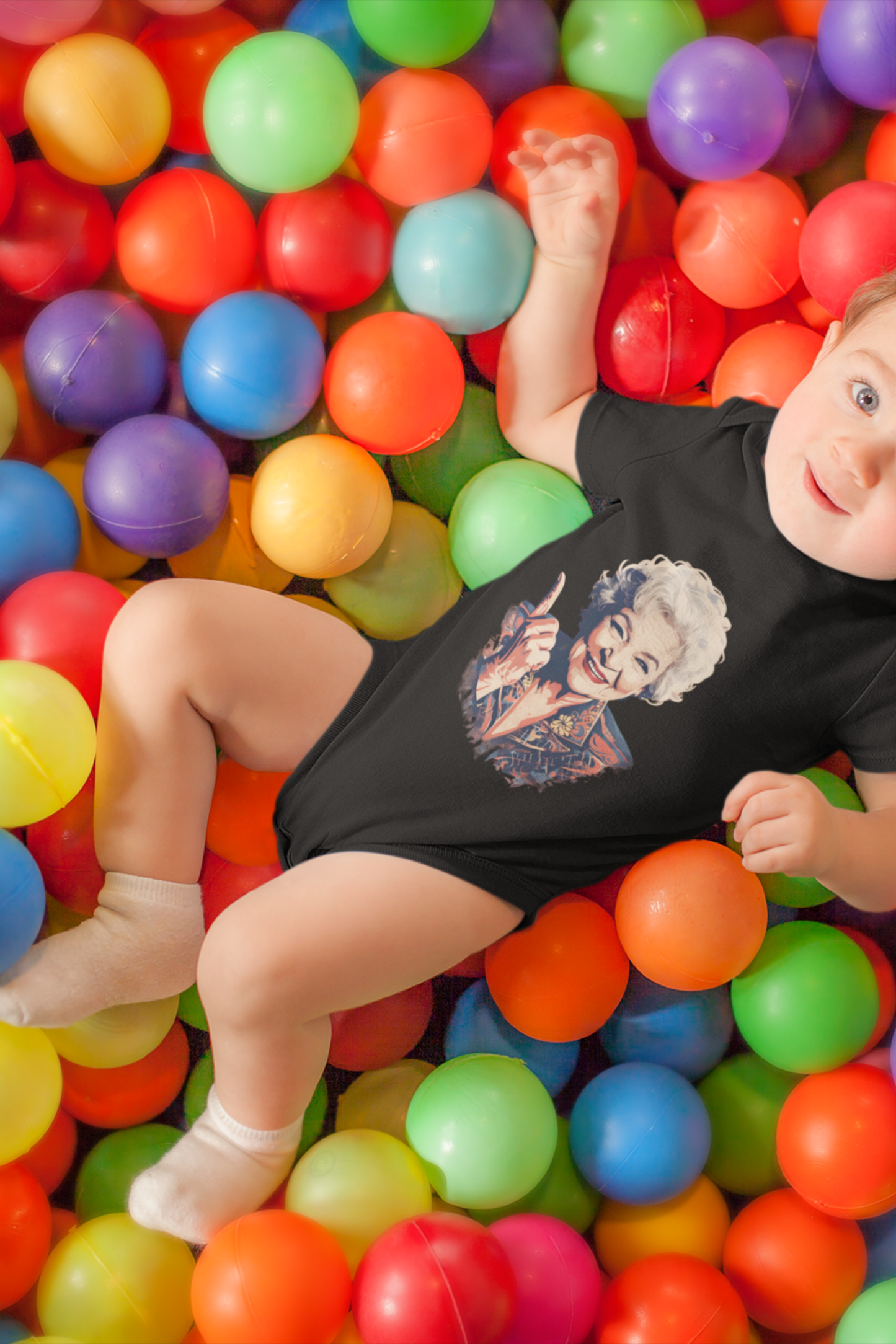 Betty White Newborn Onesie Unique Baby Gift, Baby Clothes, Baby Shower Gift, Baby Boy and Baby Girl, Graphic Tees for Newborn