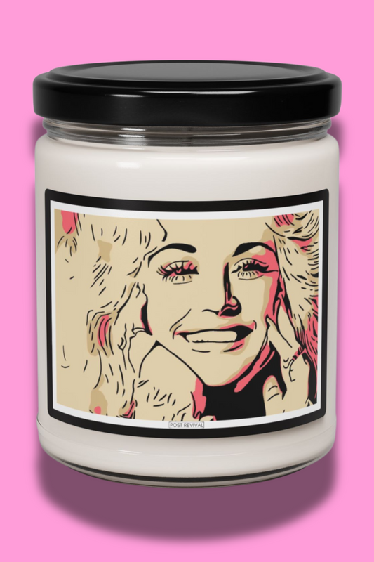 Dolly Parton-Inspired Soy Candle – 9oz Scented Gift for Country Music Fans, Home Décor, Funny Gift, Southern Charm
