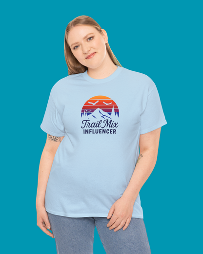 Outdoor Adventure Tee, Trail Mix Influencer Shirt, Unisex Cotton Tee, Gift for Hikers, Casual Wear, Nature Lover Apparel