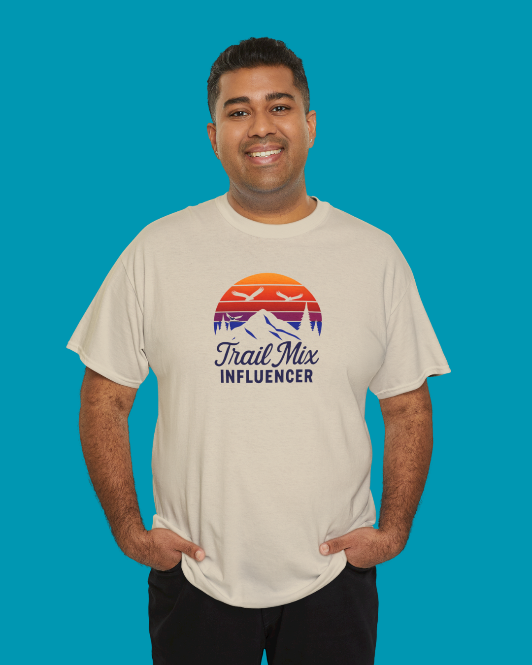 Outdoor Adventure Tee, Trail Mix Influencer Shirt, Unisex Cotton Tee, Gift for Hikers, Casual Wear, Nature Lover Apparel