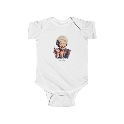 Betty White Newborn Onesie Unique Baby Gift, Baby Clothes, Baby Shower Gift, Baby Boy and Baby Girl, Graphic Tees for Newborn